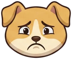 Sofia's dog, worried
